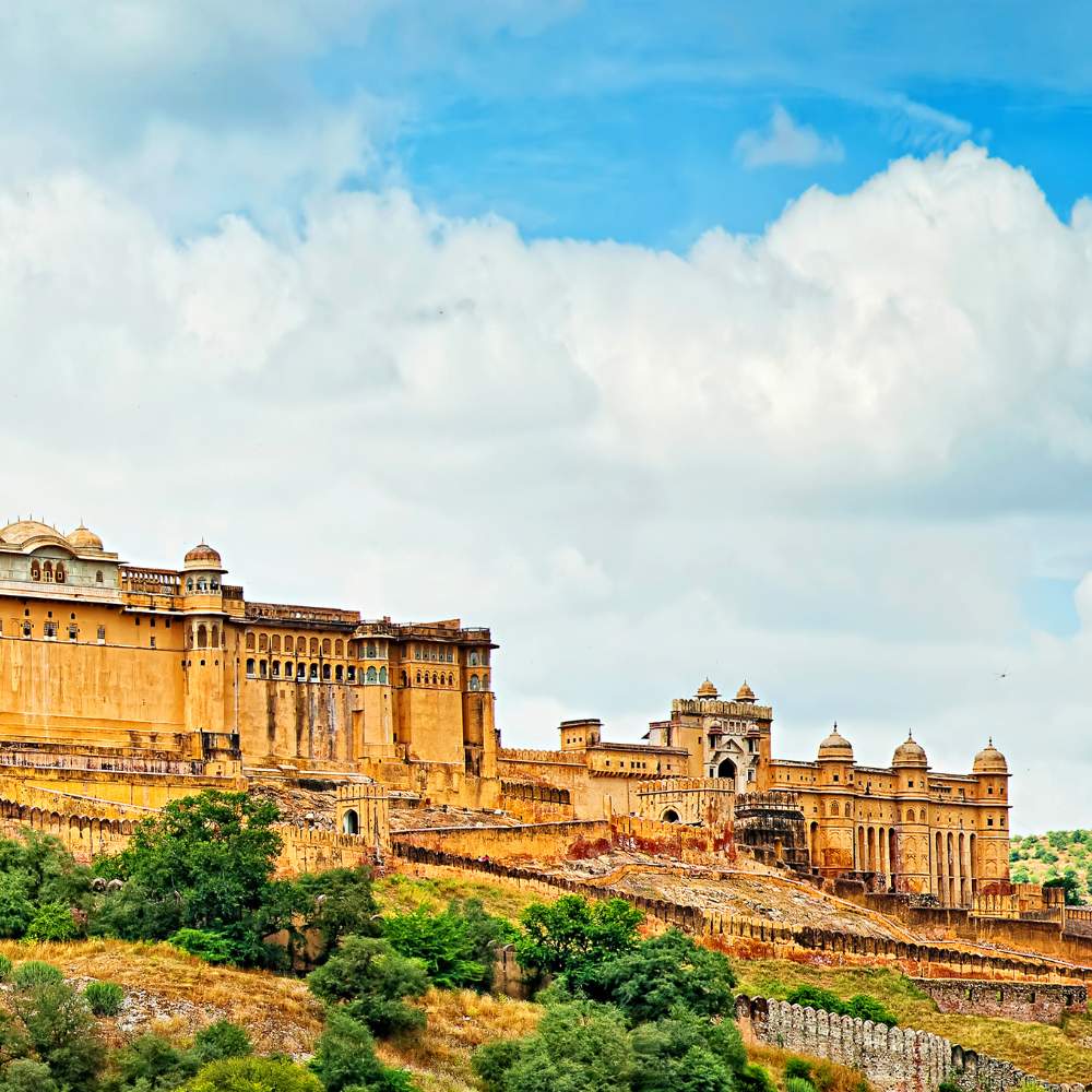 The pink city of Jaipur