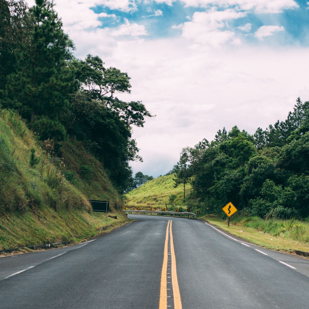 Highway through the hills