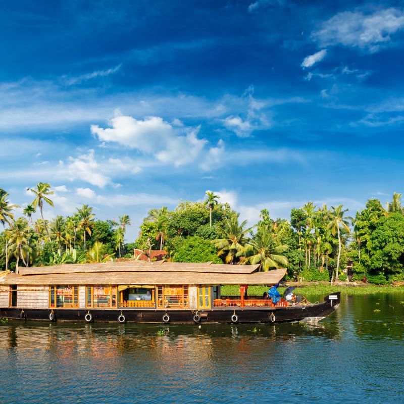 House Boat on Kerala Backwaters