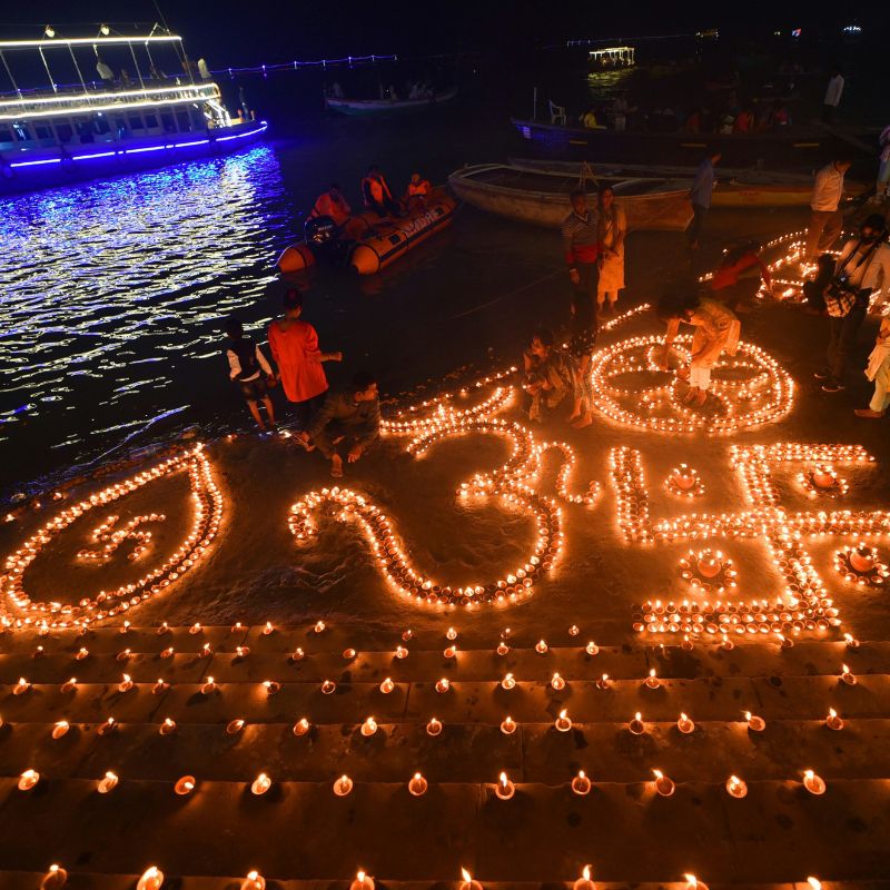 Diwali Celebration Varanasi