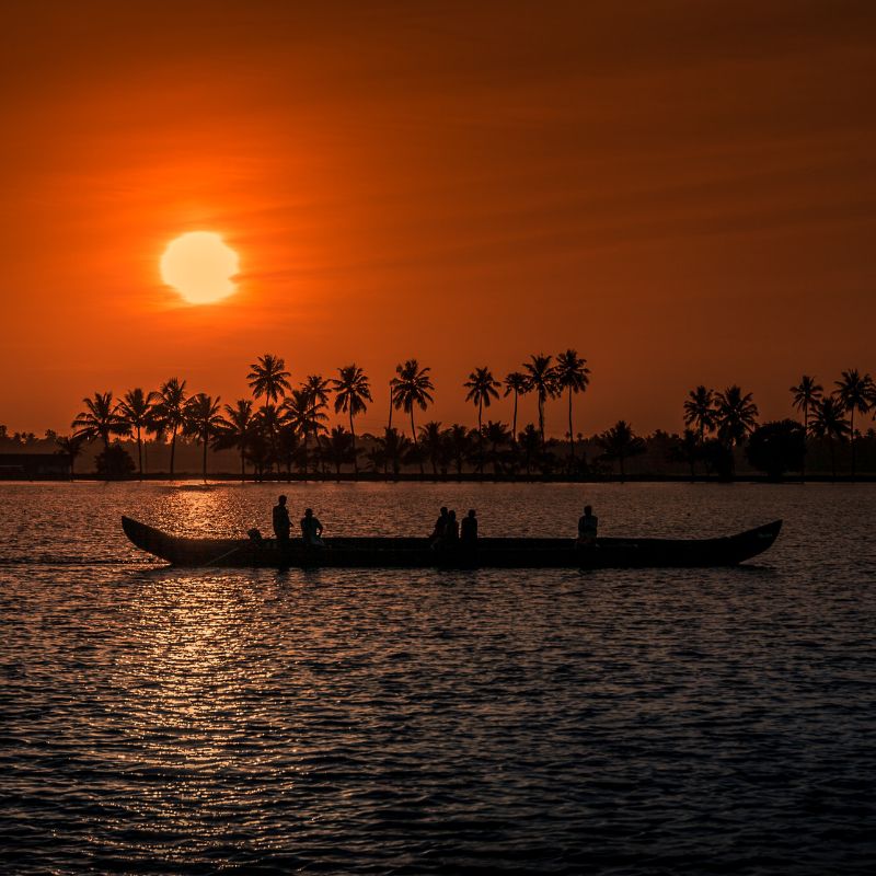 kerala sunset