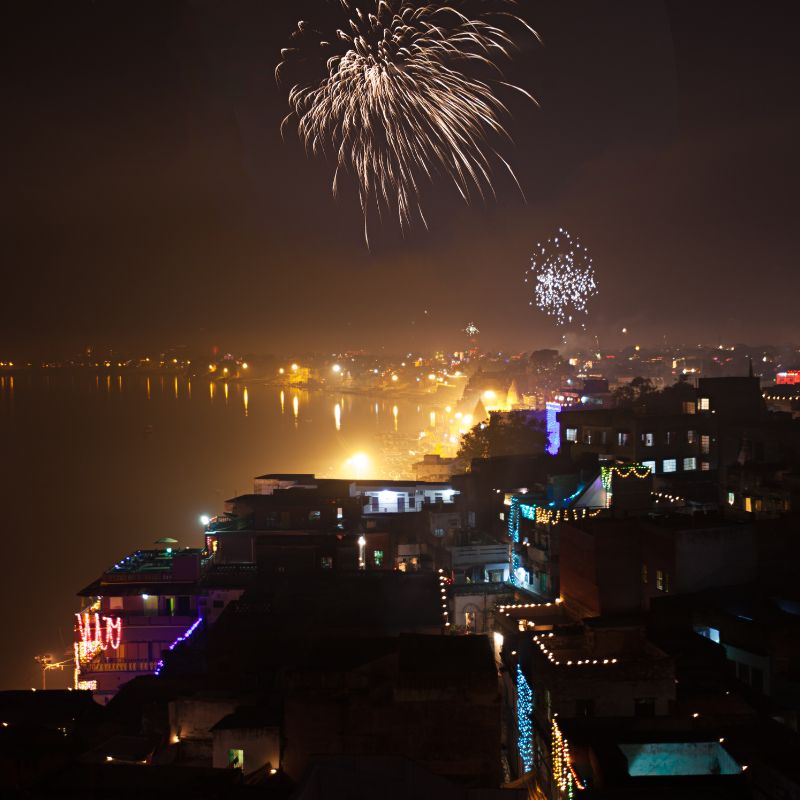 diwali in varanasi