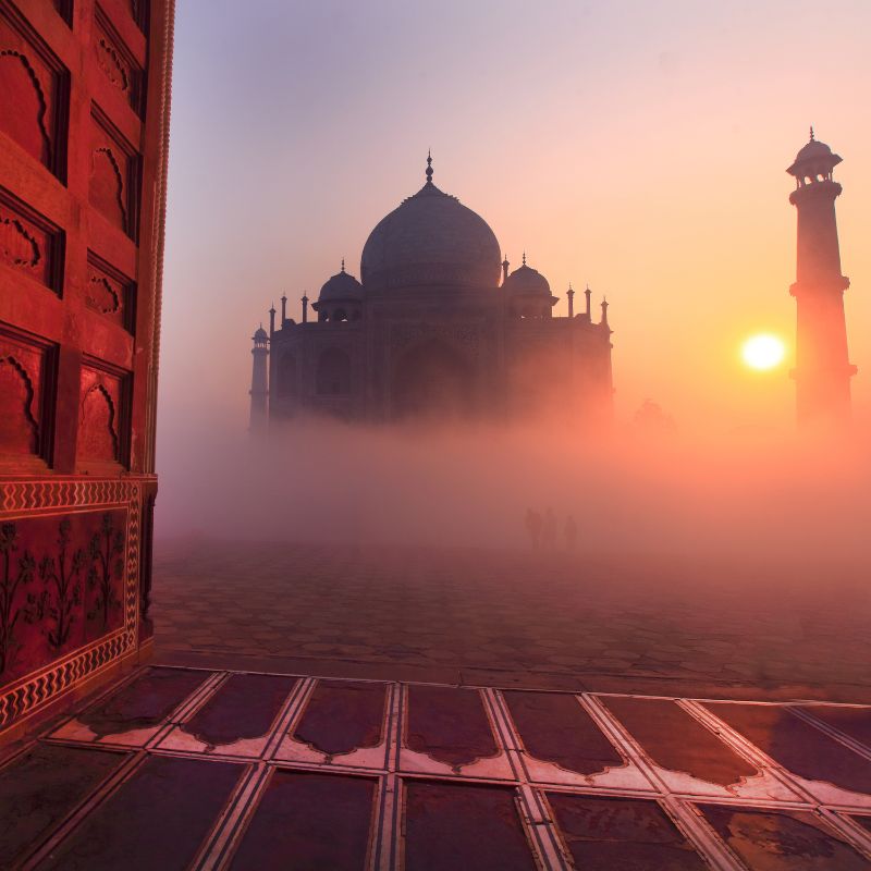 Taj Mahal at Sunrise