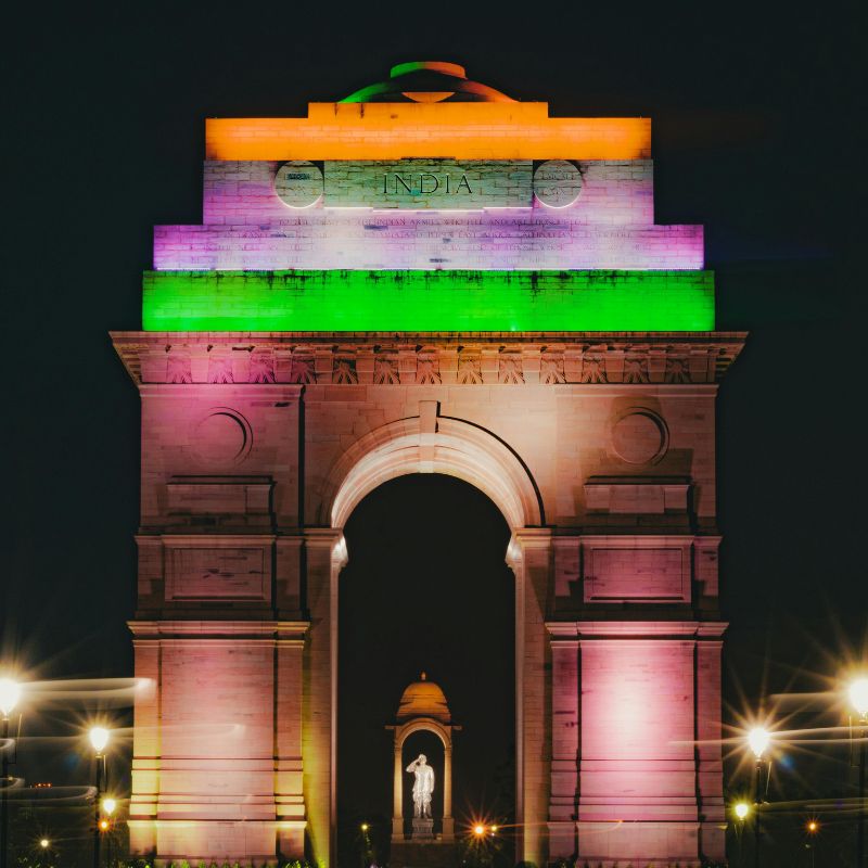 India Gate at Night