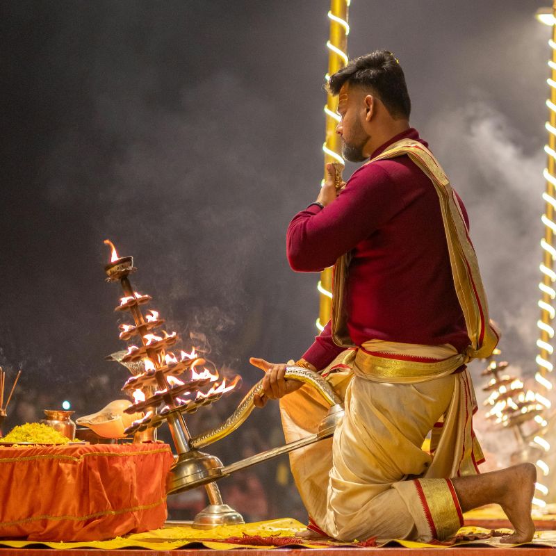 Priests at Ghat